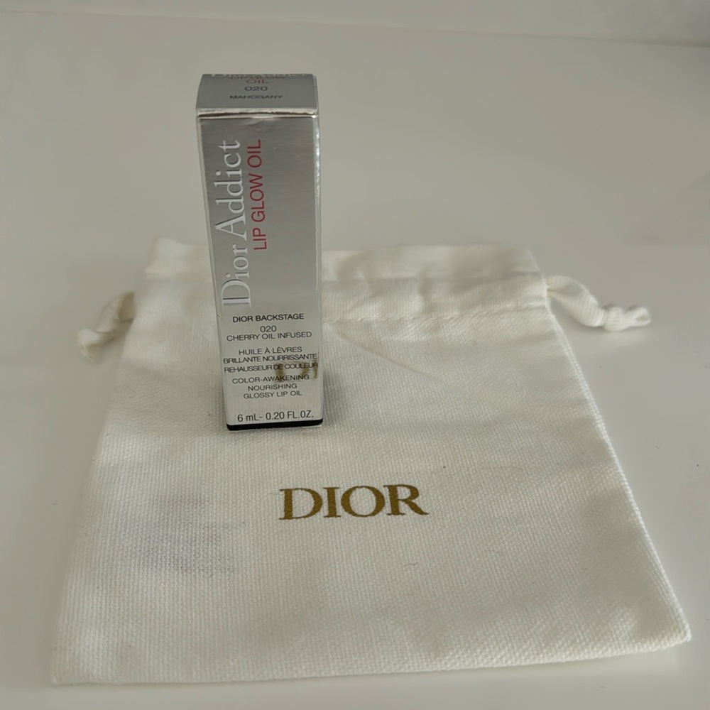 Dior Addict Lip Glow Oil and Dior Pouch
